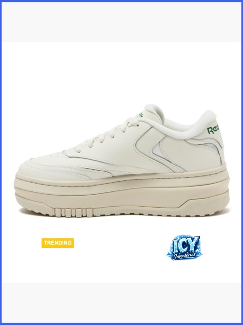 Leather Platform Sneakers Casual Tennis Shoes for Women - Lace-Up Athletic - Picture 3 of 7